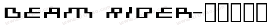 Beam Rider字体转换